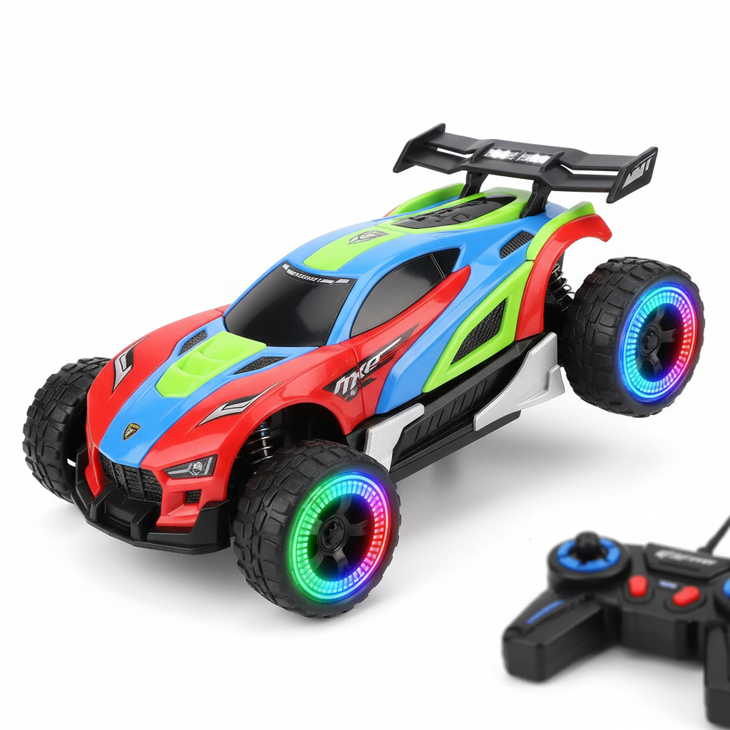 Mafbeanl Remote Control Car Stunt RC Cars 360° Rotating with 2.4GHz Rechargeable Wheel Lights Toys Car Gift for Boys Girls